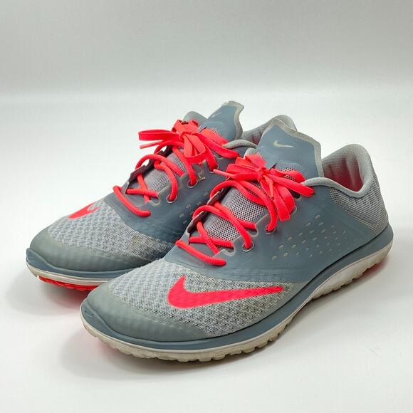 Nike FS Lite Run Gray Shoes Size 9 Breathable 684667-003 Fitsole Running Neon - Picture 3 of 9